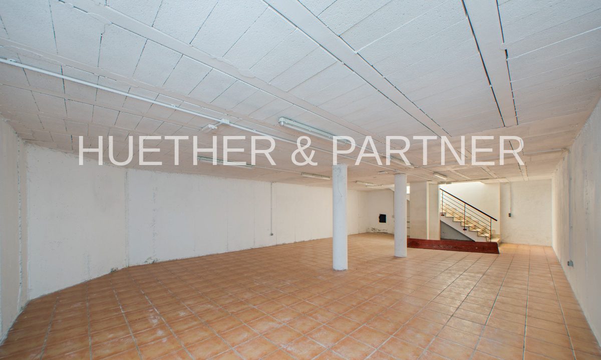 Lager im Untergeschoss