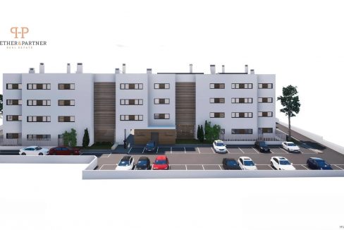 Fassade Parkplatz