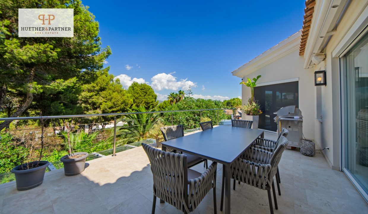 Garten- und Terrassenbereich im Freien