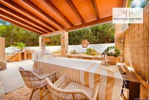 Privater Essbereich Gästehaus