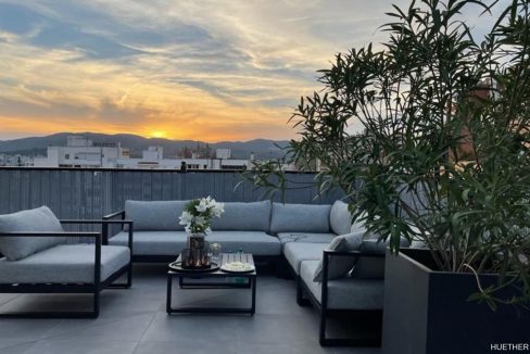 Terrasse Abendstimmung